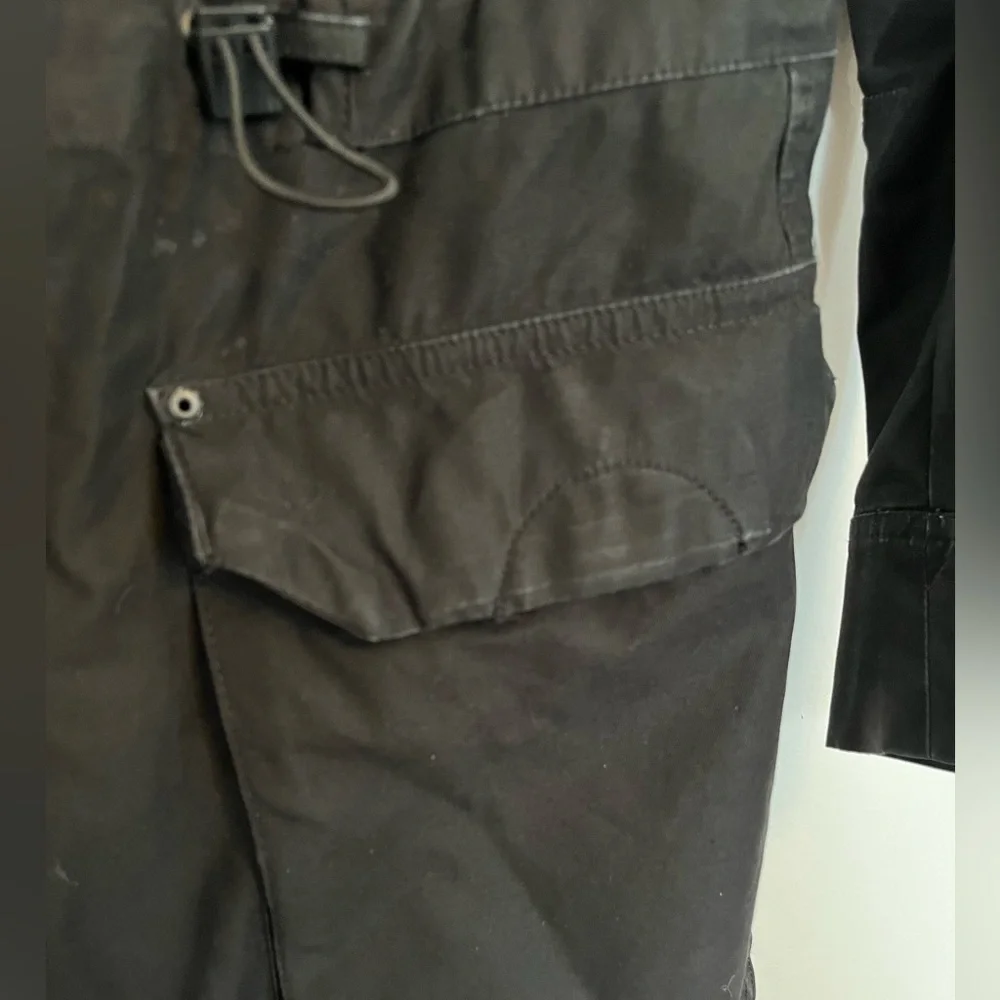 G-Star Raw Black Hooded Parka Jacket size small - Picture 8 of 9